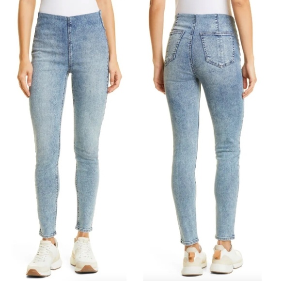 NWT RAG & BONE Nina High Waist Pull-On Skinny Jeans Sz. XS - Picture 1 of 9